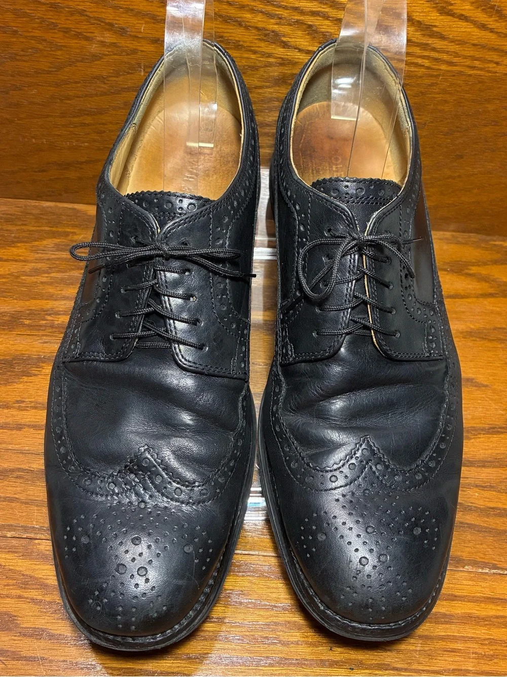 Cole Haan LunarGrand Brogue Wingtip Comfort Oxford Shoes Black Men’s Size 11.5
